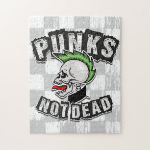 Punks leben Skull Mohawk Punk Rock Rocker