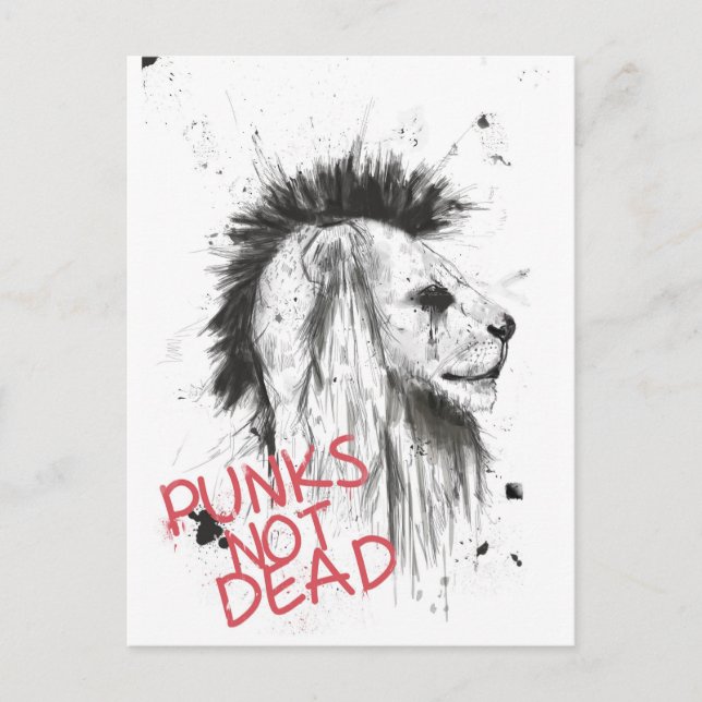 Punks nicht tot postkarte (Vorderseite)