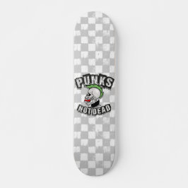 Punks nicht tot Schädelmohawk Punk Rock Rocker Skateboard