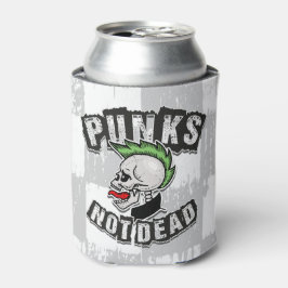 Punks Not Dead Skull Mohawk Punk Rock Rocker Dosenkühler