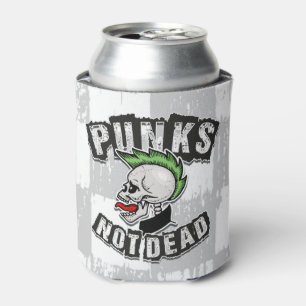Punks Not Dead Skull Mohawk Punk Rock Rocker Dosenkühler