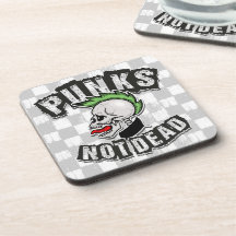Punks Not Dead Skull Mohawk Punk Rock Rocker