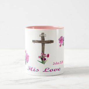 Punkt 3:16 zweifarbige tasse