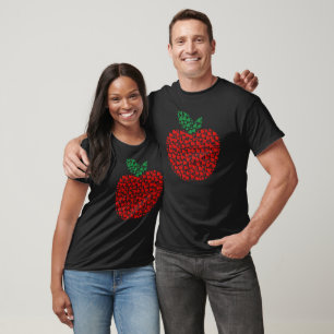 Punkt Apfel Kunstlehrer unterrichtet lustige Punkt T-Shirt