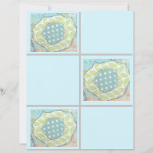 Punkt Blume Scrapbook Paper