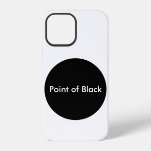 Punkt des Schwarzen iPhone 12 Hülle
