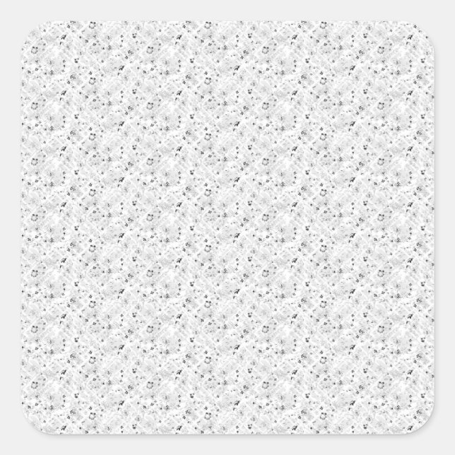 Punkt Design Nine Quadratischer Aufkleber (Vorderseite)