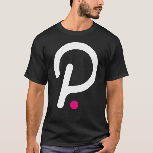 Punkt DOT Krypto Kryptowährung Blockchain Coin T-Shirt (Vorderseite)