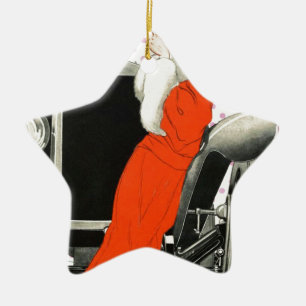 Punkt flapper keramik ornament