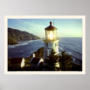Punkt Heceta Leuchtturm - Oregon Poster