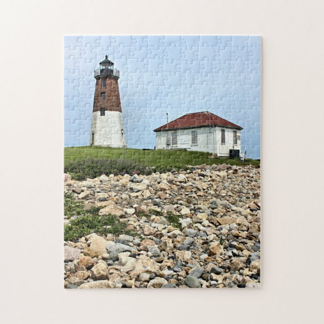 Punkt-Judith-Leuchtturm, Rhode Island Puzzlespiel (Vertikal)