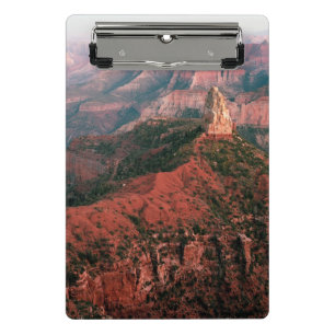 Punkt Kaiser und Berg Hayden am Sonnenuntergang Mini Klemmbrett