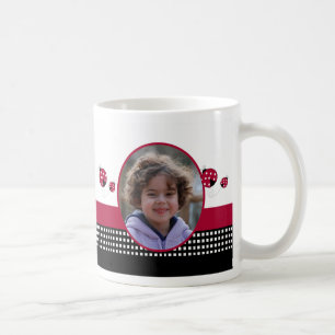 Punkt-Marienkäfer-Trendy kundenspezifische Kaffeetasse