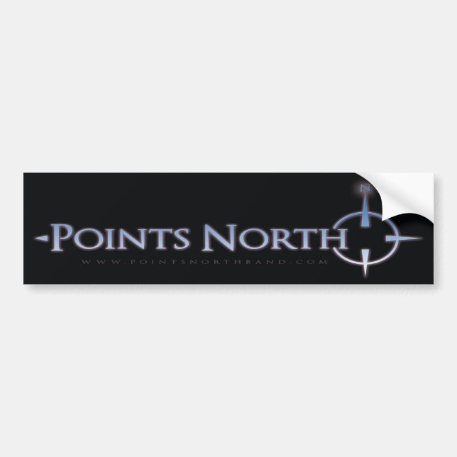 Punkt-Nordlogo-Autoaufkleber Autoaufkleber (Vorne)