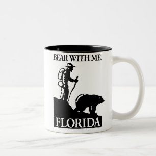 Punkt-Nordstudio "Bär mit mir" Florida Zweifarbige Tasse
