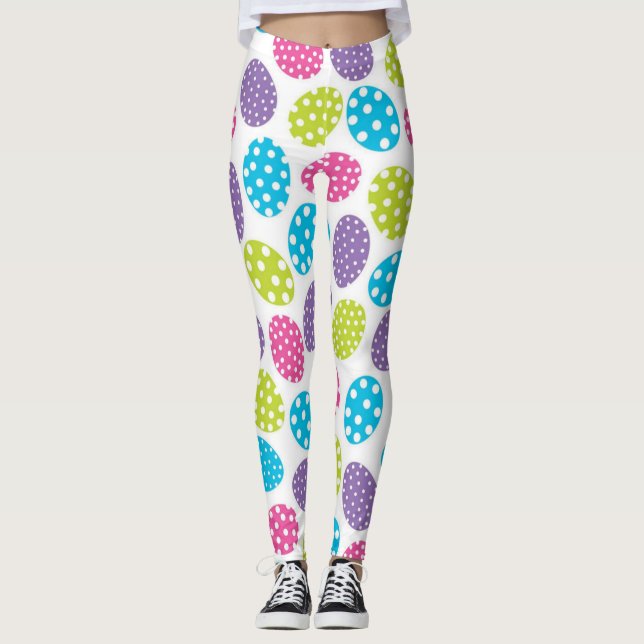 Punkt Ostereier Leggings (Vorderseite)