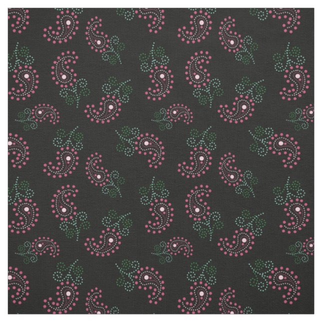 Punkt-Paisley-Druck des Stoff (Muster)