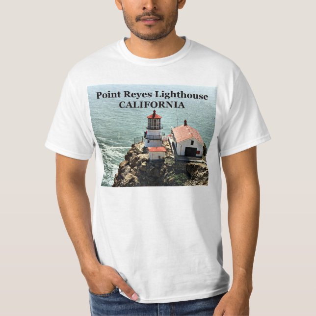 Punkt-Reyes-Leuchtturm, Kalifornien-T - Shirt (Vorderseite)