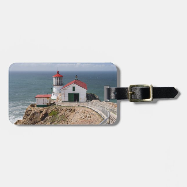 Punkt-Reyes-Leuchtturm, Marin County, Kalifornien Gepäckanhänger (Vorderseite horizontal)