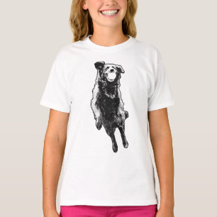 Punkt-Textur-Lift T-Shirt