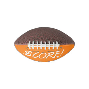 Punkt weißes und oranges Dollarzeichen Mini-Fußbal Football