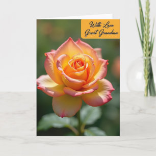 Punktblumen mit Liebe Oma Karte