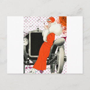 Pünktchen-Flapper Postkarte