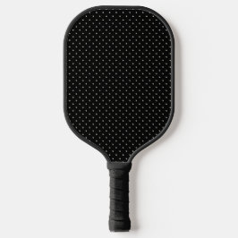 Pünktchen Klassisches Muster Pünktchen Monochrom Pickleball Schläger