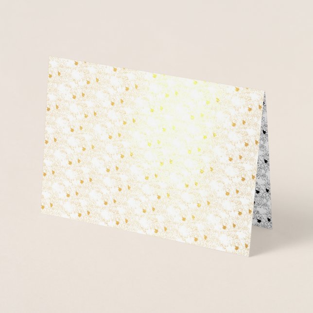 Punktdesign Vier Folienkarte (Vorderseite)