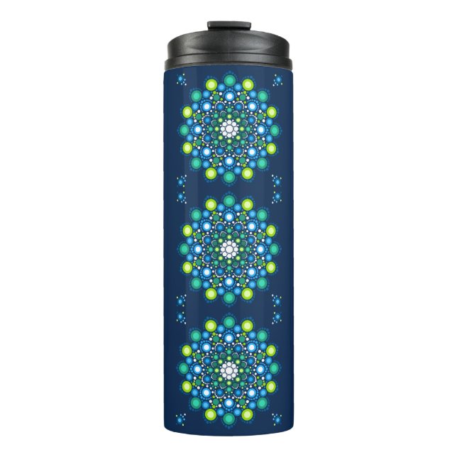 Punkte Art 24 , Reisebüros und Thermaltumoren Thermosbecher (Vorderseite)