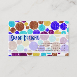 Punkte - besonders angefertigt visitenkarte