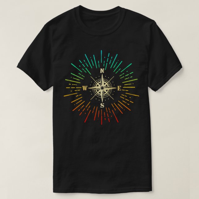 Punkte des Kompasses T-Shirt (Design vorne)