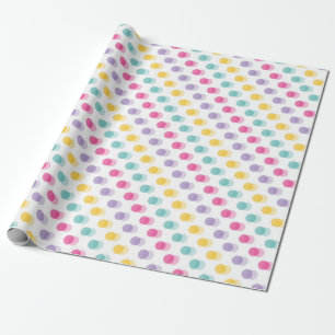Punkte-Design mit lebendiger Farbgebung Geschenkpapier