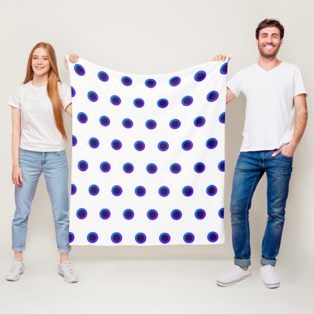 Punkte Fleece-Decke Fleecedecke (Beispiel)