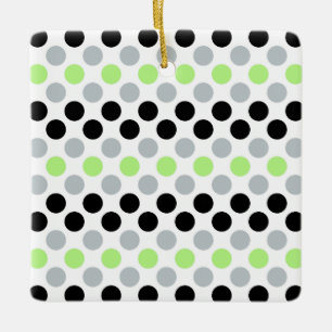 Punkte für die Flaggenfarben von Agenden Keramikornament