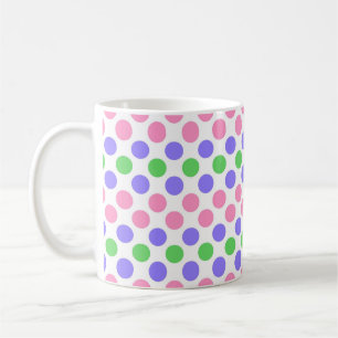 Punkte für die Trigender-Pride-Flag-Farben Kaffeetasse