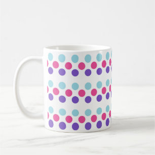 Punkte für mehrfache Flag-Farben Kaffeetasse