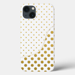 Punkte in Gold und Weiß Case-Mate iPhone Hülle