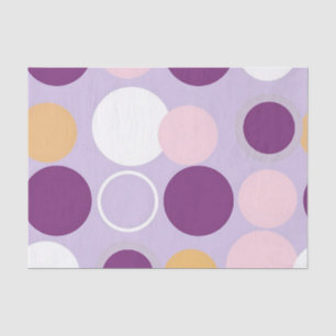 Punkte-Kreis-Retro-Muster Seidenpapier