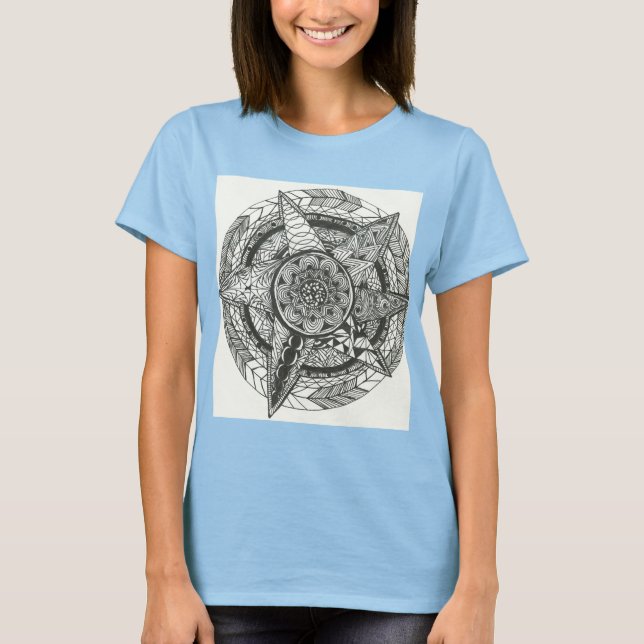 Punkte Mandala Top (Vorderseite)