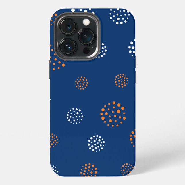 Punkte Muster 13 iPhone 13 Pro Hülle (Hinten)