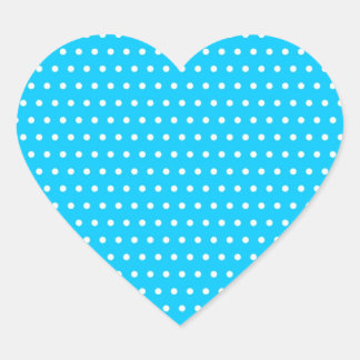 punkte muster gepunktet polka dots tupfen getupft Herz-Aufkleber