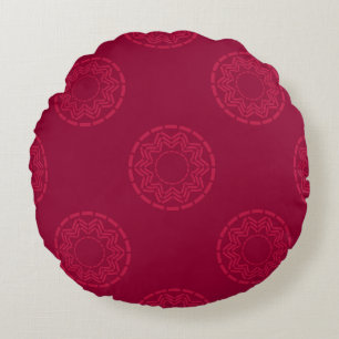 Punkte nahtloses Muster. Vintage geometrischer Hin Rundes Kissen