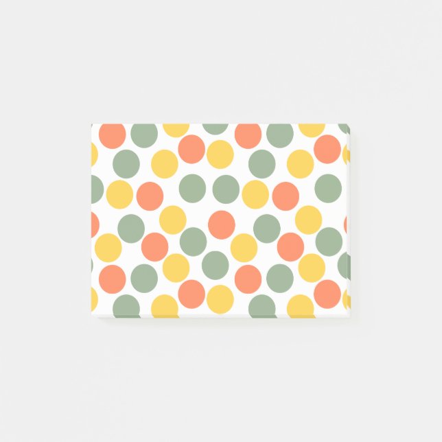 Punkte Post-it Klebezettel (Vorderseite)