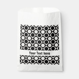 Punkte & Quadrate / Schwarz-weiß + Ihre Ideen Geschenktütchen