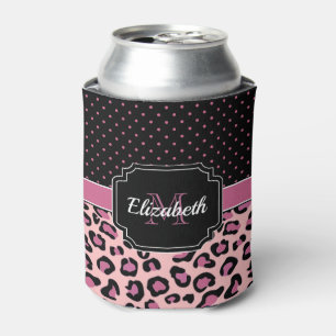 Punkte u. Leopard-Druck Dosenkühler