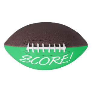 Punkte weißen und grünen Fußball Football
