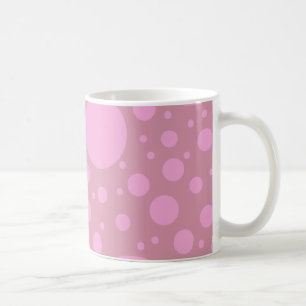 Punkte zacken blaues Weiß 325-ml-klassische weiß Kaffeetasse
