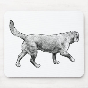 Punktfeld Schritt Mousepad