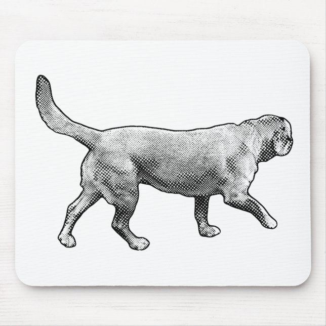 Punktfeld Schritt Mousepad (Vorne)